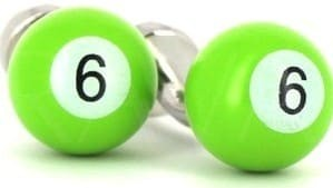 Gemelli Biliardo Sfera Verde 6