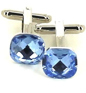 Gemelli con cristalli blu