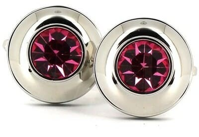 Gemelli con cristalli fucsia