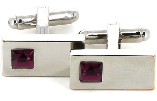 Gemelli con cristalli viola