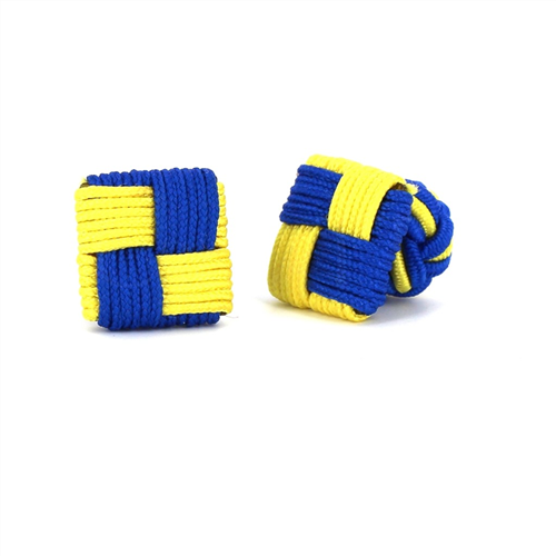 Gemelli Quadrati Blu e Giallo