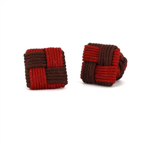 Gemelli Quadrati Cioccolato e Mogano