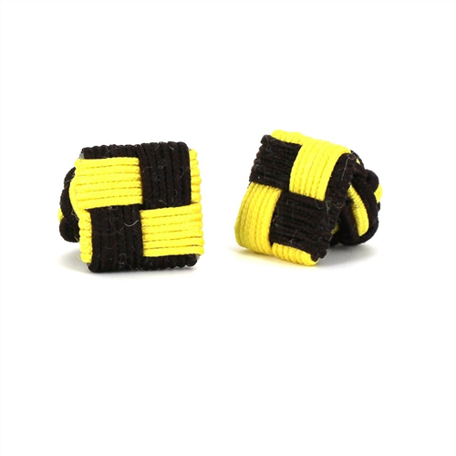 Gemelli Quadrati Marrone e Giallo