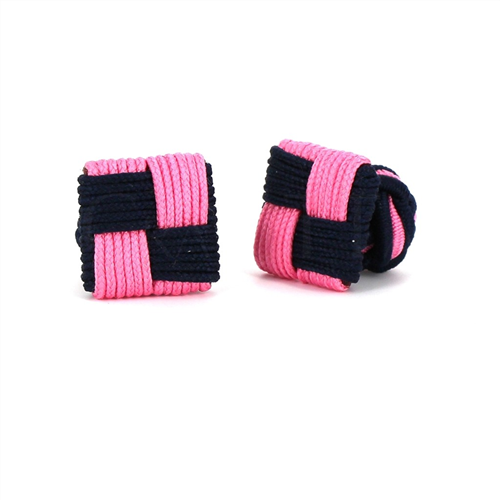 Gemelli Quadrati Nero e Rosa