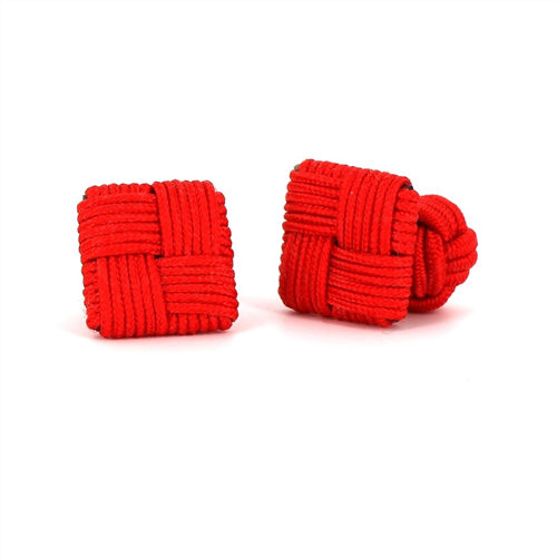 Gemelli Quadrati Rosso Scarlatto