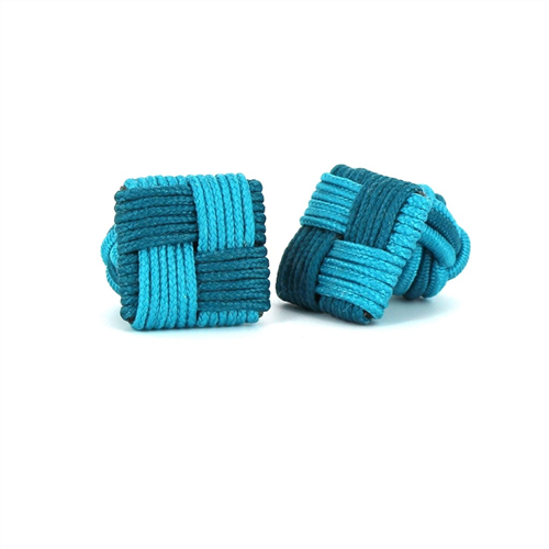 Gemelli Quadrati Turchese ed Smeraldo