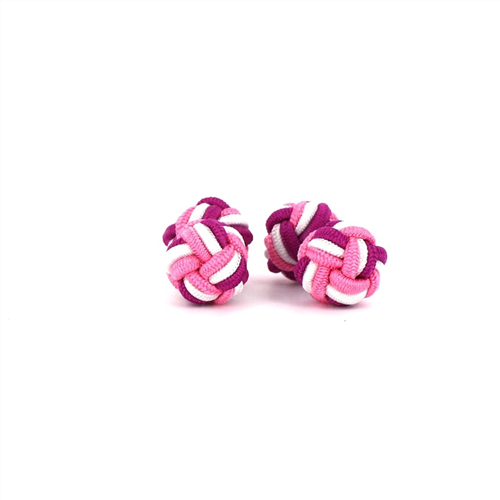 Gemelli Doppia Palla Fucsia, Rosa e Bianco
