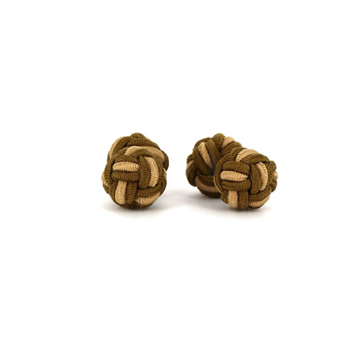 Gemelli Doppia Palla Ocra e Beige