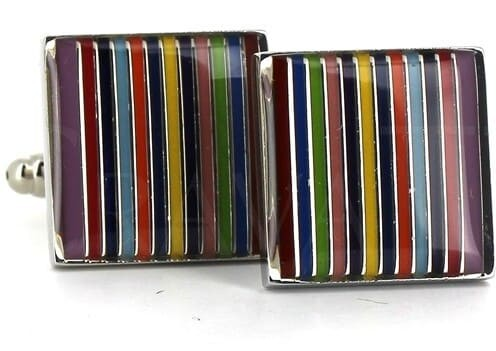 Gemelli Quadrati Smaltati Multicolore II