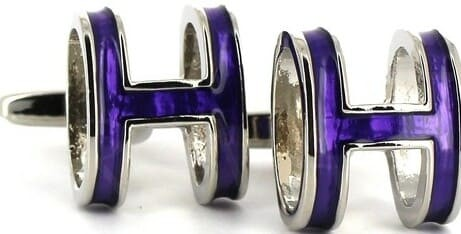Gemelli smaltati H viola