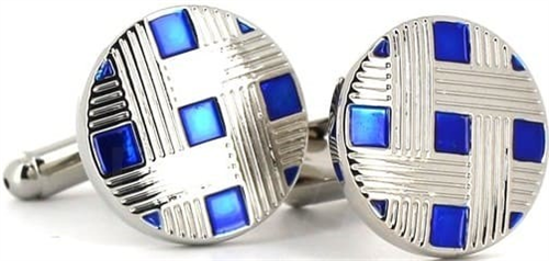 Gemelli Smaltati a Pois Blu