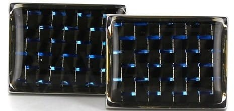 Gemelli smaltati nero bluastro