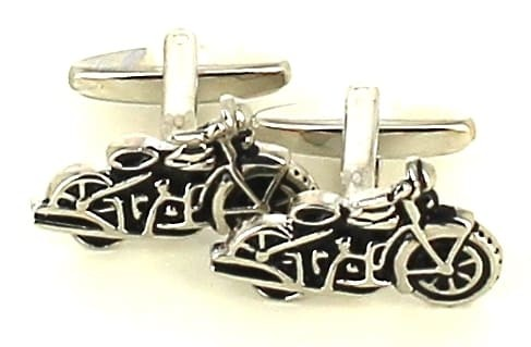 Gemelli Moto Harley Davidson Nera e Argentata