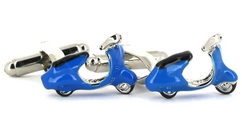 Gemelli Moto Scooter Vespa Blu