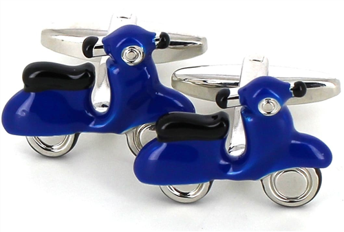 Gemelli Moto Scooter Vespa Blu