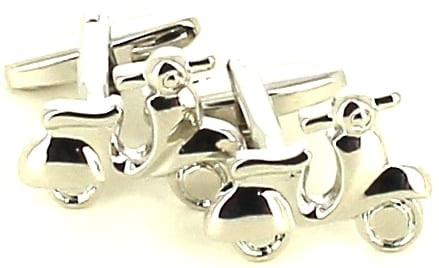 Gemelli Moto Scooter Vespa Argento