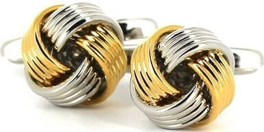 Gemelli Nodi Oro e Argento IV