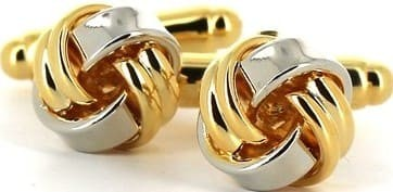 Gemelli Nodi in Oro e Argento V