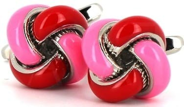Gemelli Nodi Rosso e Rosa