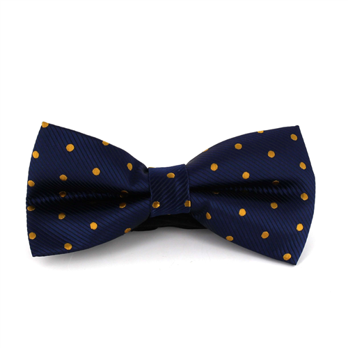 Papillon Blu a Pois Dorati