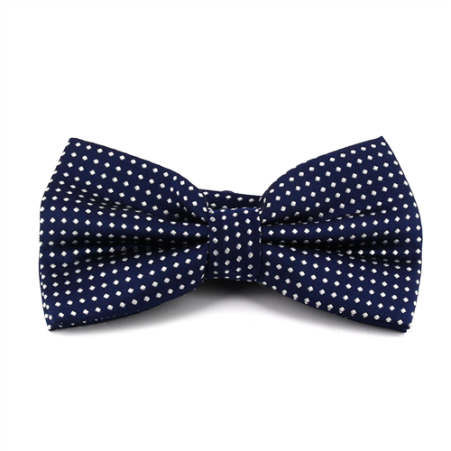 Papillon Blu Navy a Pois Bianchi