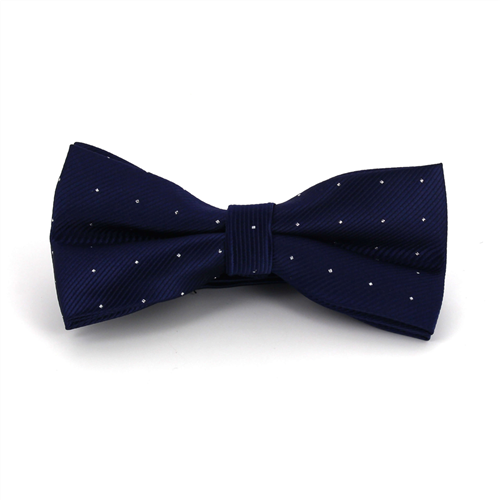 Papillon Blu Scuro a Pois Luminosi