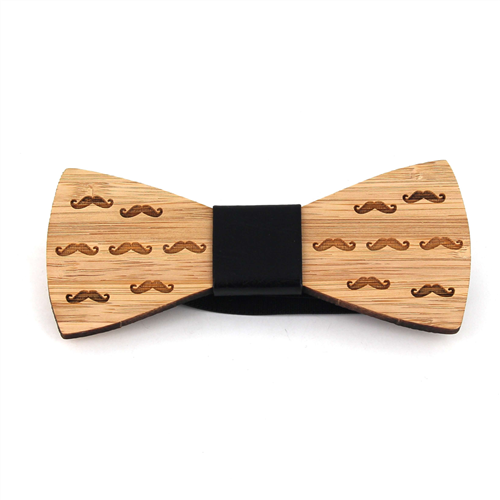 Papillon in Bambù Mini Baffi