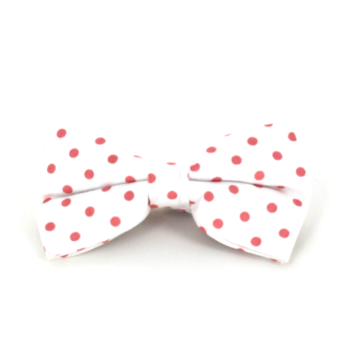 Papillon Bianco a Pois Arancioni