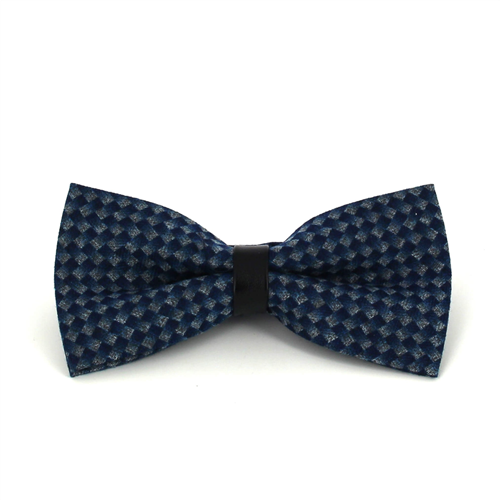 Papillon Cheviot a Quadri Blu