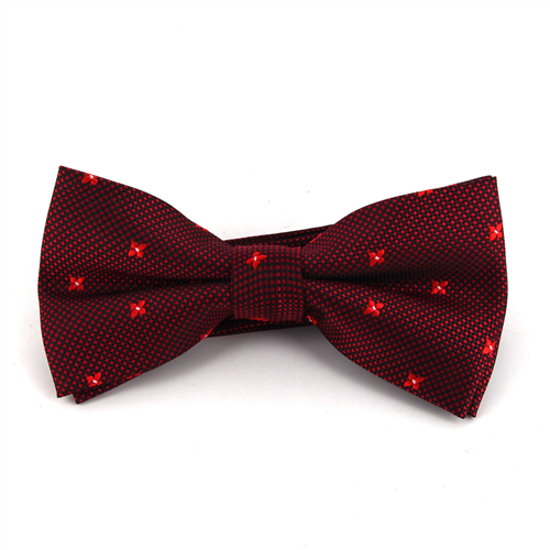 Papillon a Croci e Punti Rosso