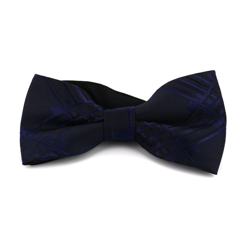 Papillon a Quadri Blu Scuro