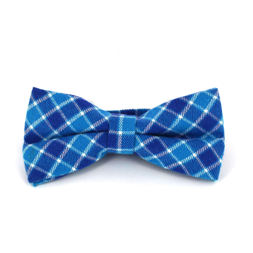 Papillon a Quadri Blu e Blu Scuro
