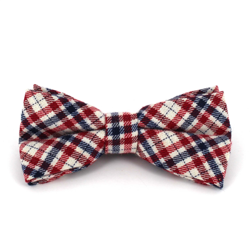 Papillon a Quadretti Bianco, Rosso e Nero