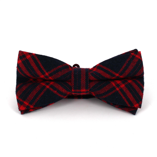 Papillon a Quadri Scozzesi Blu e Rosso