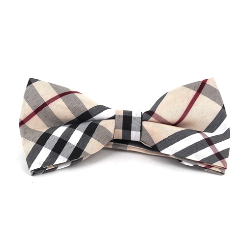 Papillon a Quadri Scozzesi Beige II