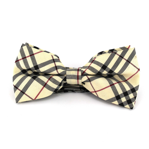 Papillon a quadri scozzesi madreperla