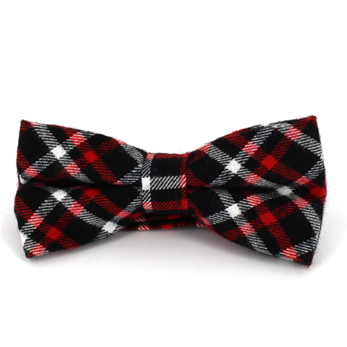 Papillon a Quadri Scozzesi Nero e Rosso