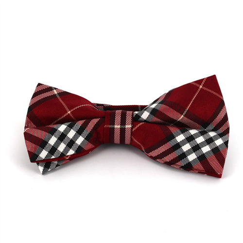 Papillon a quadri scozzesi rossi