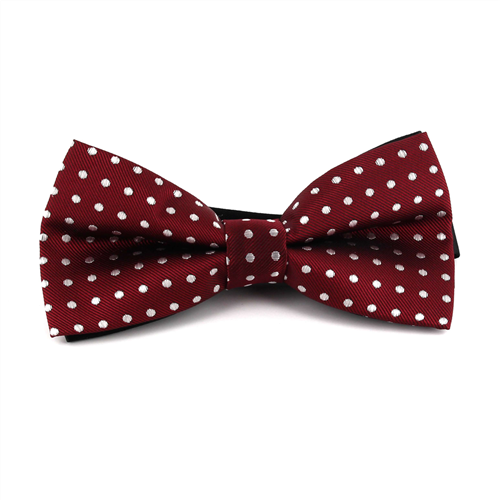 Papillon Bordeaux a Pois Bianchi