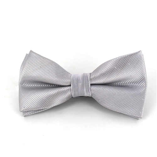 Papillon Grigio Argento a Pois Luminosi