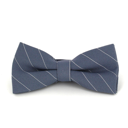 Papillon a righe grigie e bianche