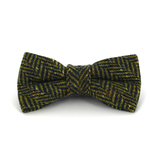 Papillon Lana Spina di Pesce Blu e Giallo