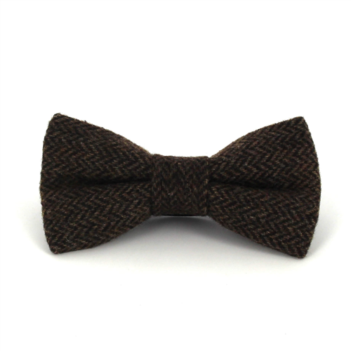 Papillon Lana Spina di Pesce Marrone