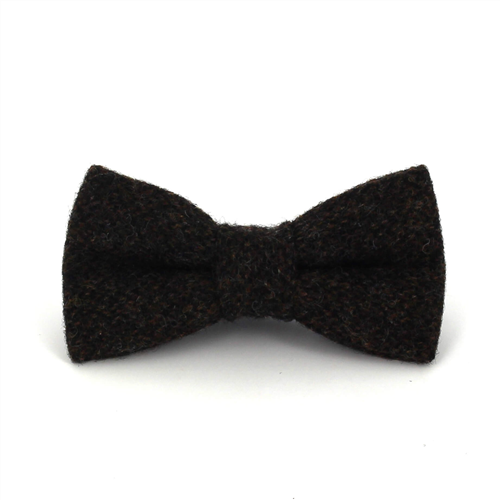 Papillon in Lana Mélange Marrone Cioccolato