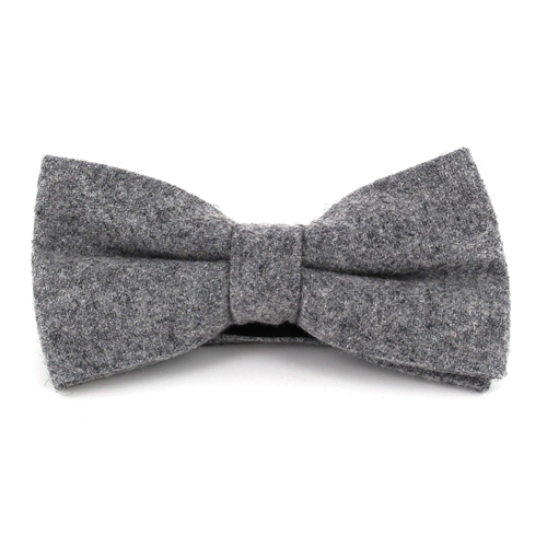 Papillon in Lana Liscia Grigio Chiaro