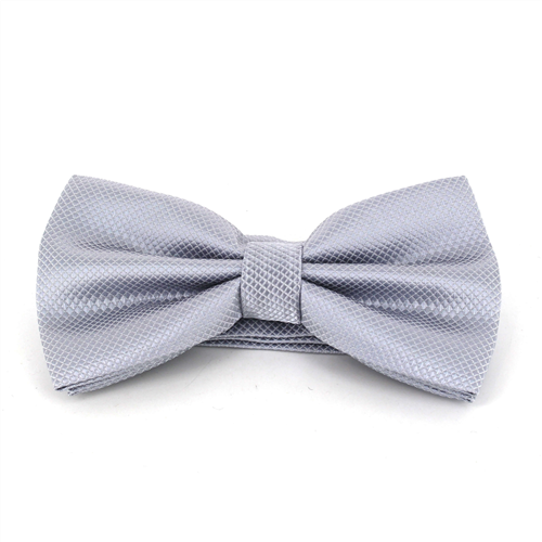 Papillon a quadretti argento
