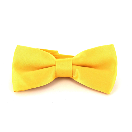 Papillon in Satin Giallo Opaco