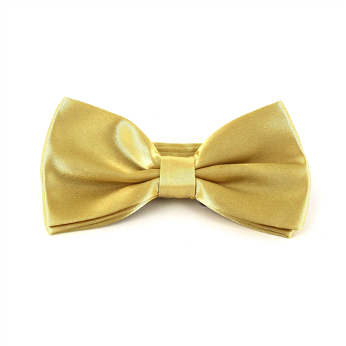 Papillon in Satin Giallo Oro