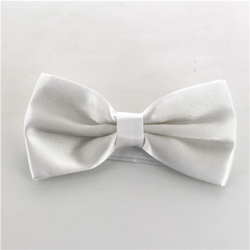 Papillon in Satin Bianco Liscio