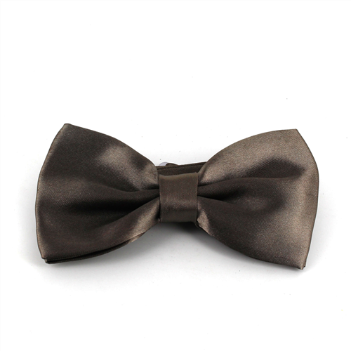 Papillon in Raso Marrone Liscio